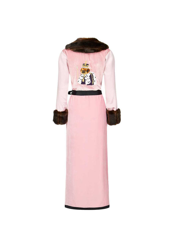 King Bobi - Pink Robe - Faux Fur