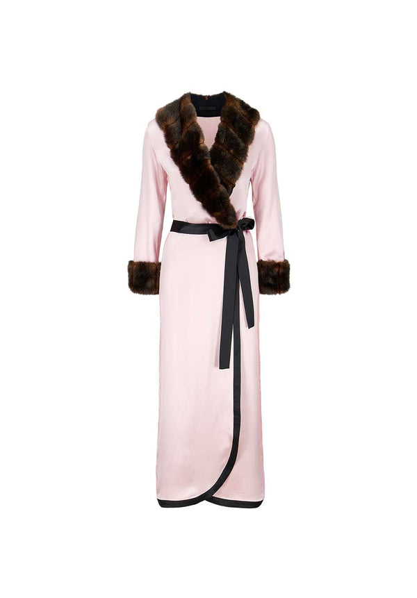 King Bobi - Pink Robe - Faux Fur