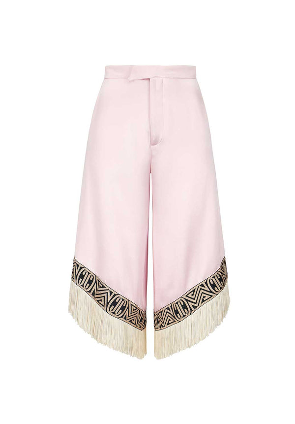 Pink Fringe Pants