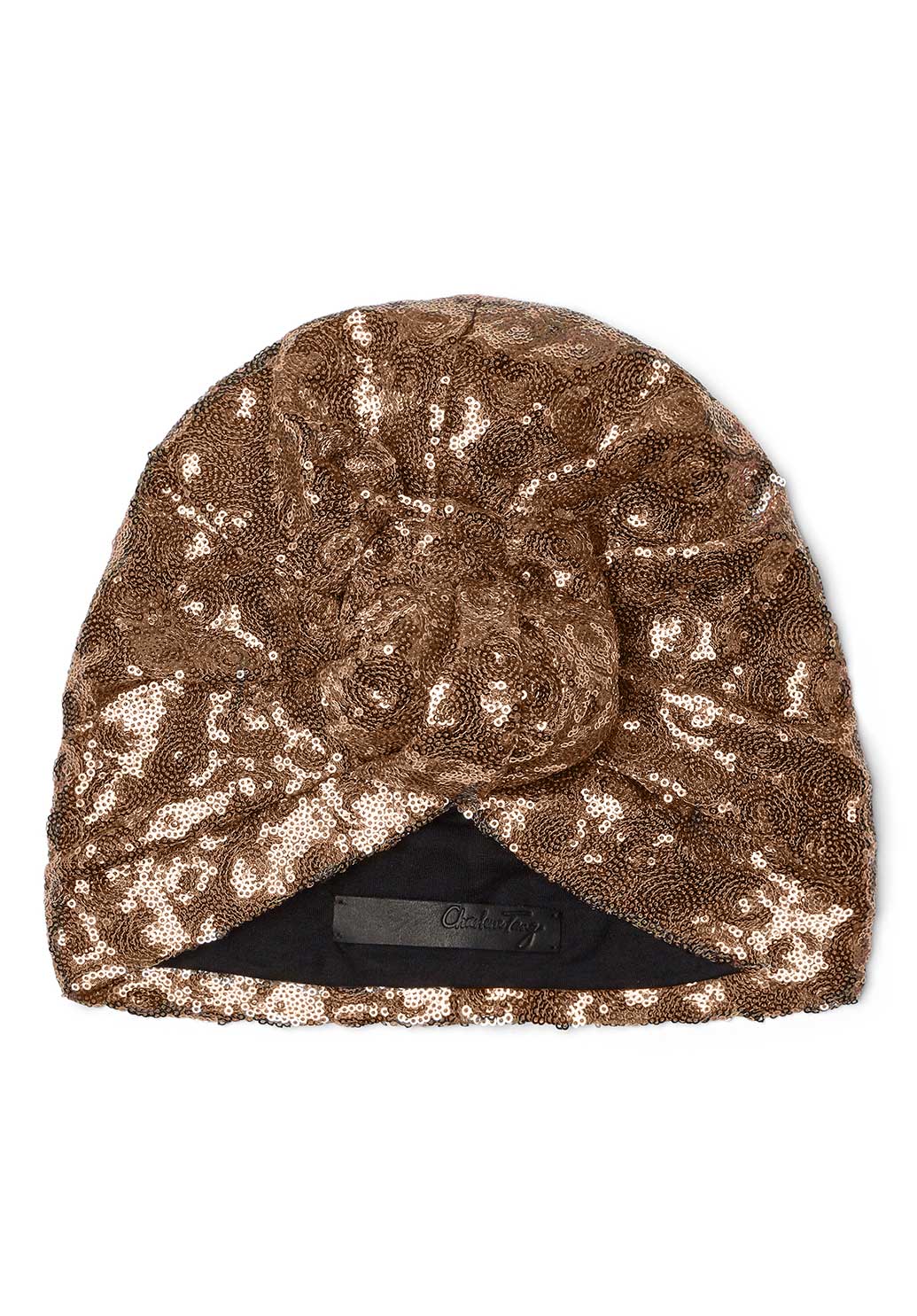 Rose Gold Sequin Turban